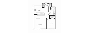 Towne Apartments in Seattle, Washington A15 Floor Plan
