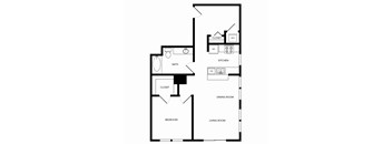 Towne Apartments in Seattle, Washington A20 Floor Plan