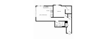 Towne Apartments in Seattle, Washington A22.1 Floor Plan