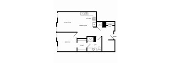 Towne Apartments in Seattle, Washington A23 Floor Plan