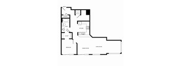 Towne Apartments in Seattle, Washington A25 Floor Plan