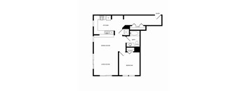 Towne Apartments in Seattle, Washington A26 Floor Plan