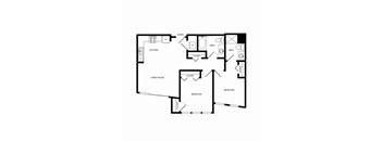 Towne Apartments in Seattle, Washington B1 Floor Plan