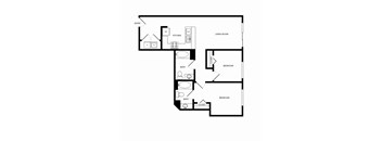 Towne Apartments in Seattle, Washington B3 Floor Plan