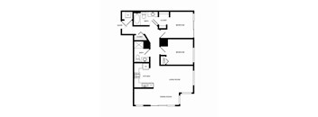 Towne Apartments in Seattle, Washington B7 Floor Plan