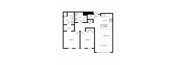Towne Apartments in Seattle, Washington B8 Floor Plan