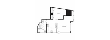 Towne Apartments in Seattle, Washington LW1 Floor Plan