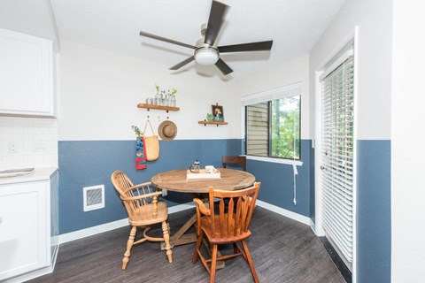 Townhomes with a View Model Dining Room
