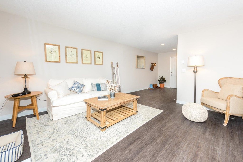 Townhomes with a View Model Living Room