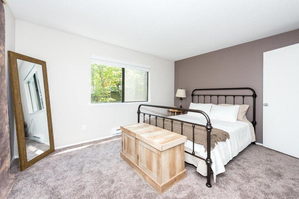 Townhomes with a View Model Bedroom