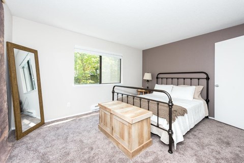 Townhomes with a View Model Bedroom