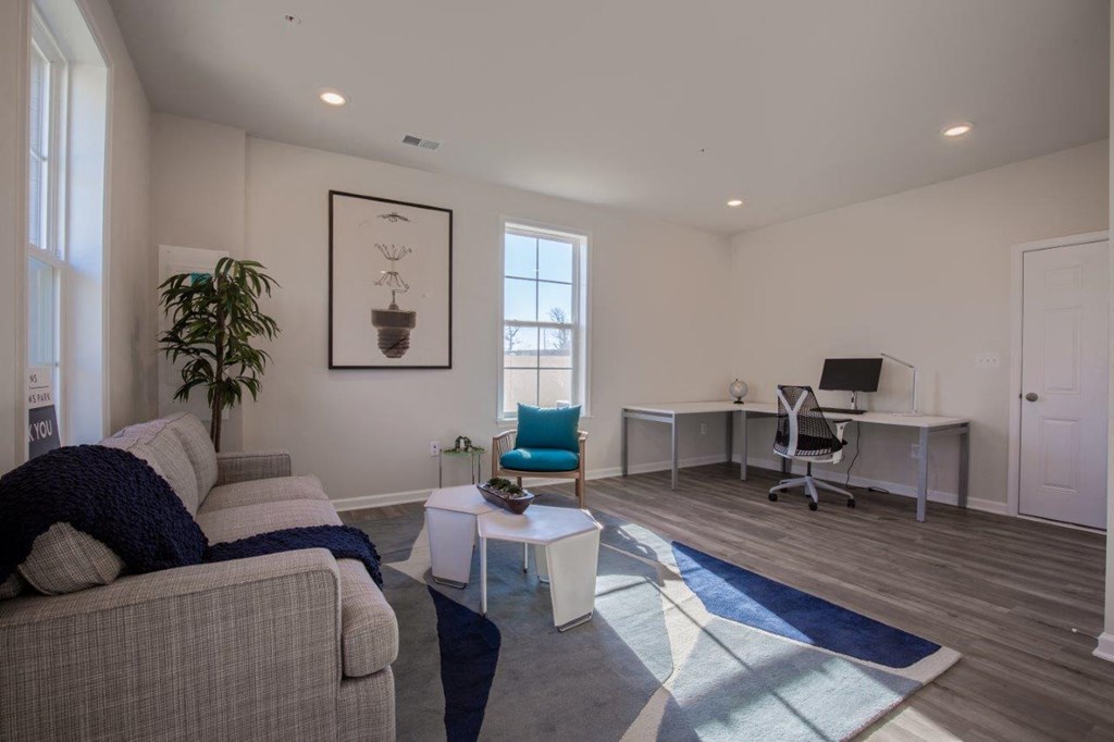 Towns at Andrews Park Model Living Room