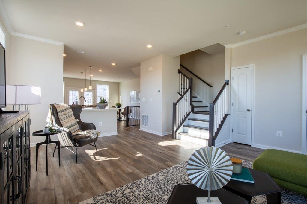 Towns at Andrews Park Model Living Room