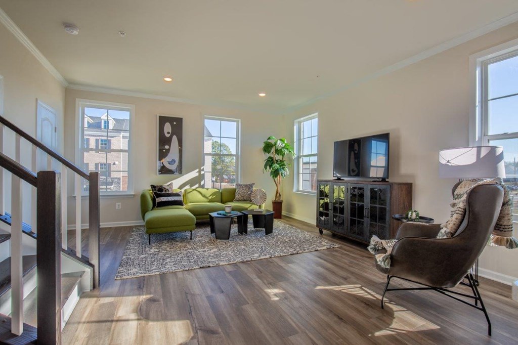 Towns at Andrews Park Model Living Room