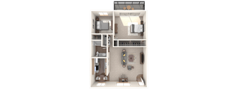 Trailmark Apartments Two Bedroom Floor Plan