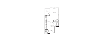 the floor plan of the apartment