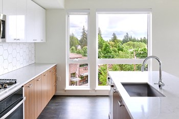 Multnomah Station Apartments kitchen with a view Multnomah Station Apartments kitchen with a view - Photo Gallery 5