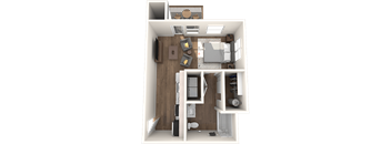 Sumner Mill Apartments 3D Floor Plan Studio