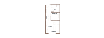 a plan of a floor plan of an apartment building