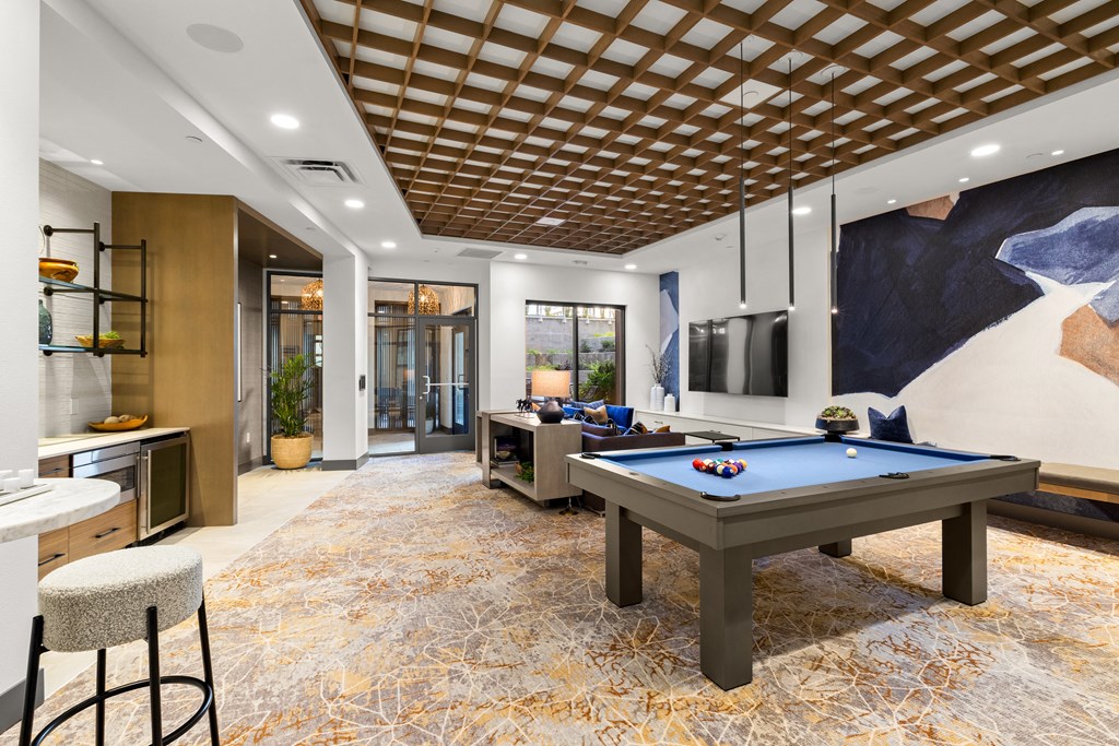 Vela Apartments games room with a pool table