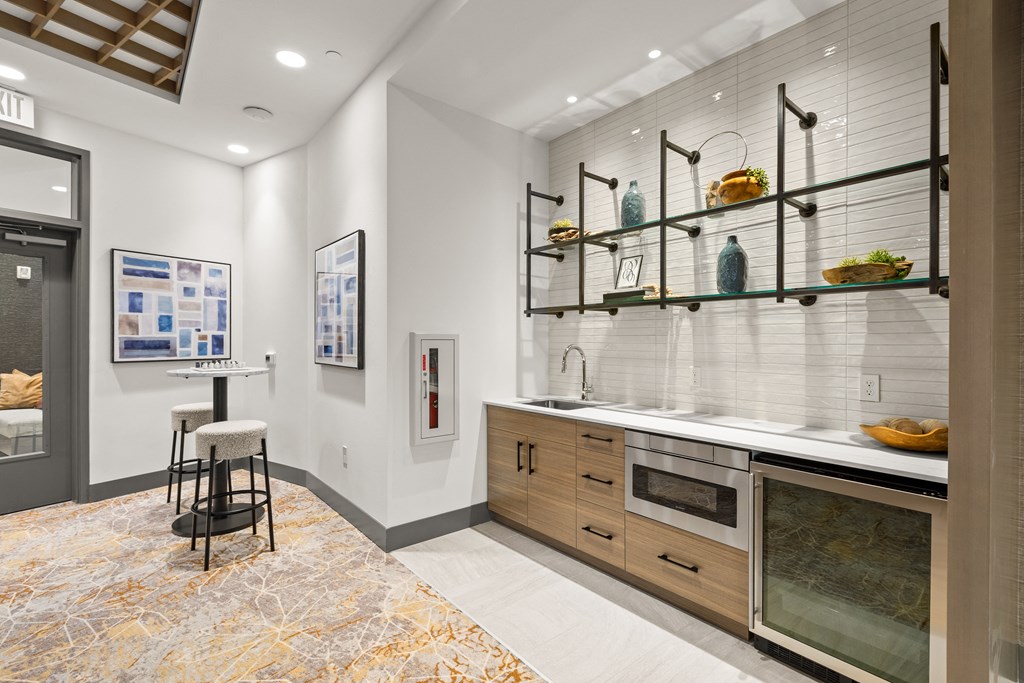 Vela Apartments property kitchen