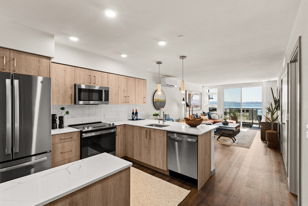 Vela Apartments Kitchen and Living Romm