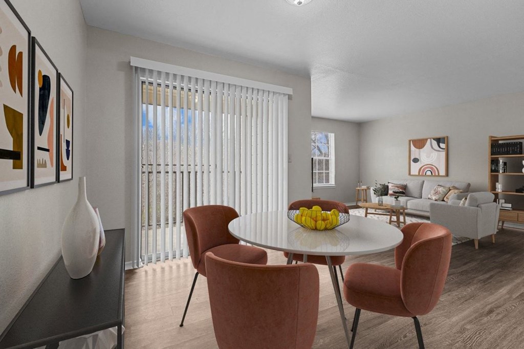 Valley Ridge Apartments in Lewisville, Texas Model Dining Room