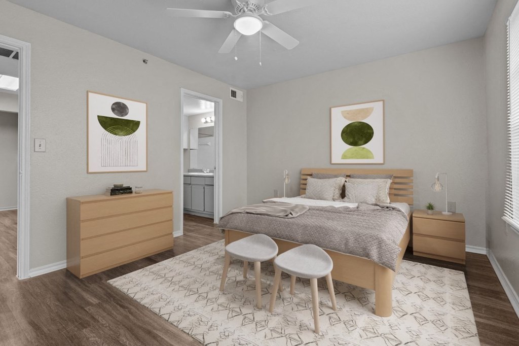 Valley Ridge Apartments in Lewisville, Texas Model Bedroom