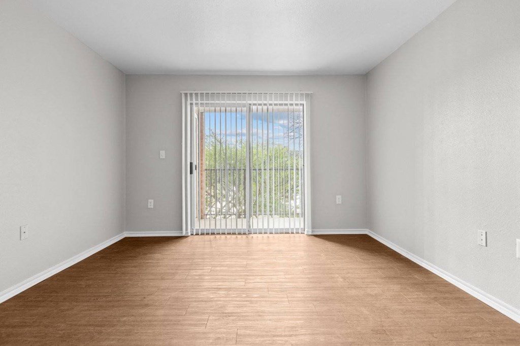 Valley Ridge Apartments in Lewisville, Texas Living Room with Private Patio