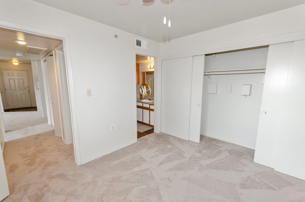 Valley Ridge Apartments in Lewisville, Texas Bedroom with Attached Bathroom