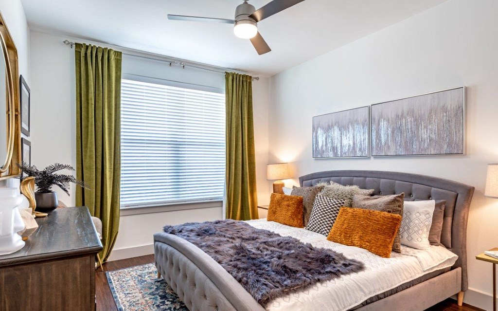 Valor at the Realm in Lewisville, Texas Model Bedroom