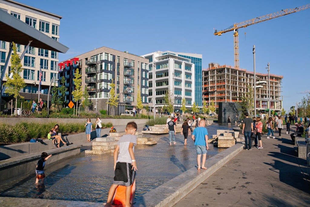 Vancouver, Washington Outdoor Plaza and Buildings
