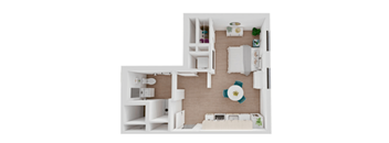 Vanguard Studio A 335 sq ft