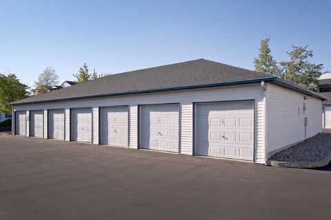 Village on Broadway Apartments in Spokane Valley, Washington Garages