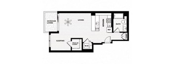 Vinz on Fairfax Apartments in Los Angeles, California E7 Floor Plan