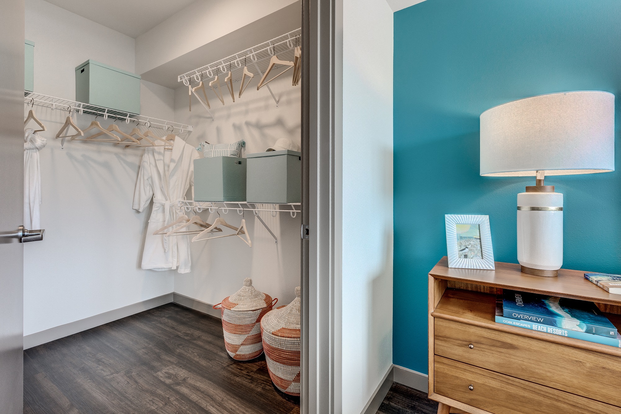 Voda_Kirkland_WA_Apartment_BedroomAndCloset