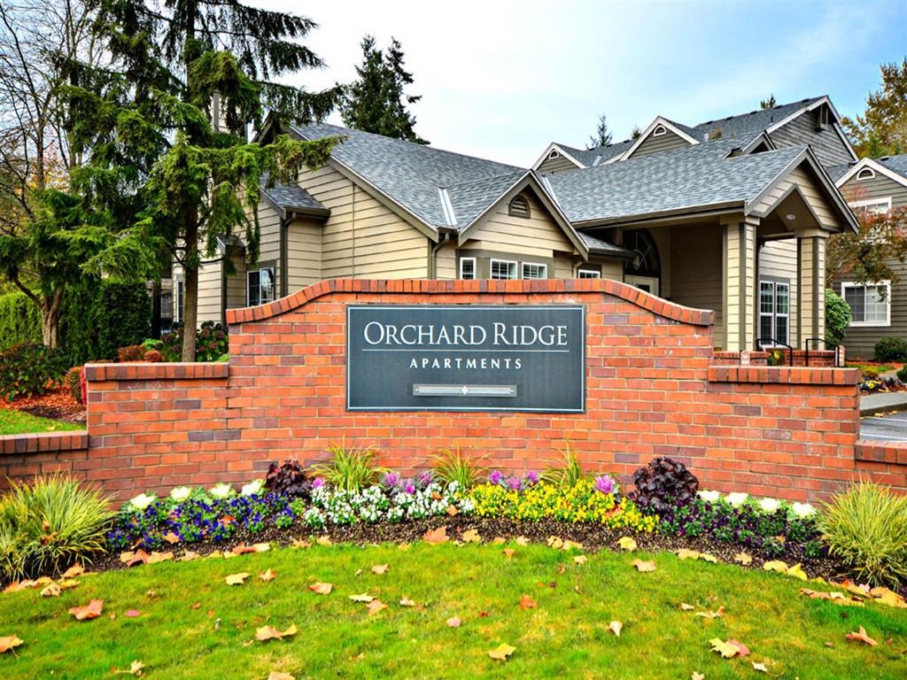Orchard Ridge Apartments Monument Sign