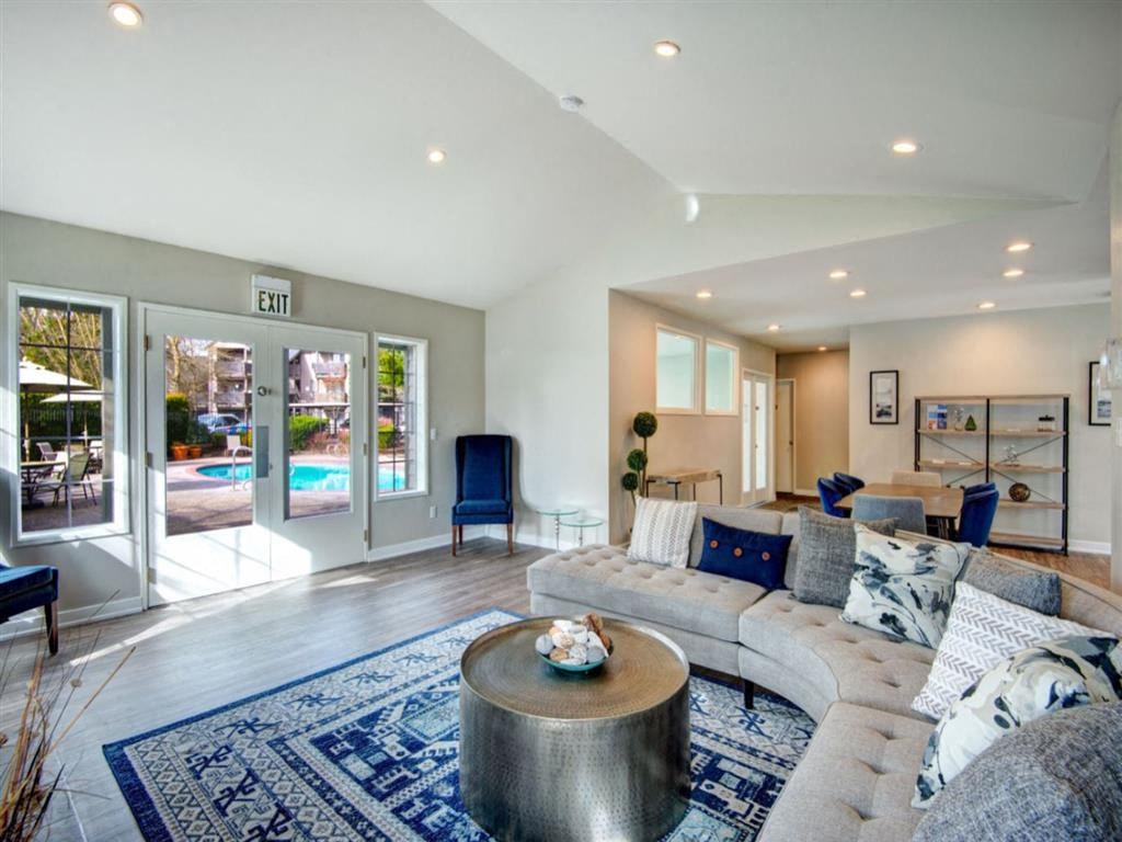 Orchard Ridge Clubhouse with Pool View