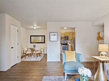 The Crossings at Chapel Hill Living Room with View into Kitchen and Dining Room The Crossings at Chapel Hill Living Room with View into Kitchen and Dining Room - Photo Gallery 3