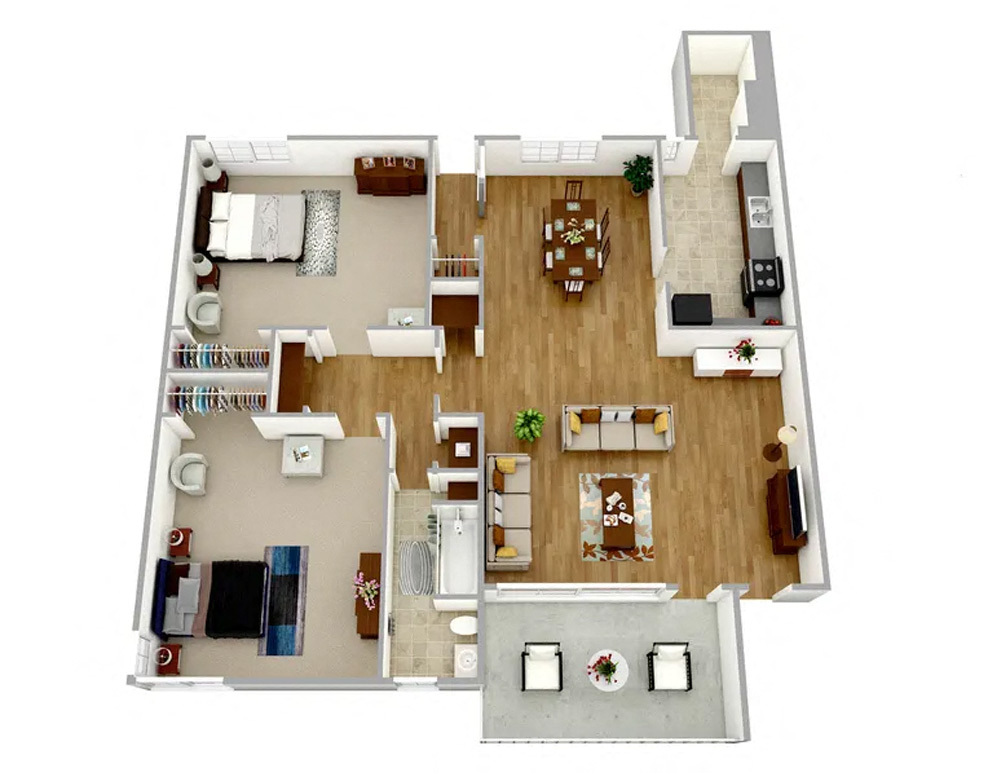 The Broadview Apartments WC21 Floor Plan