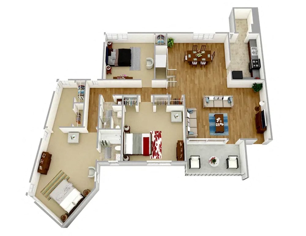 The Broadview Apartments WC32 Floor Plan
