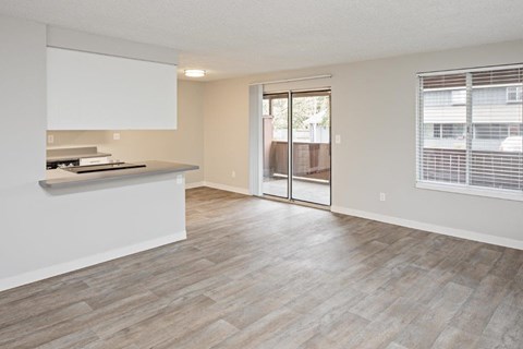 Somerset Terrace Living Room and Kitchen