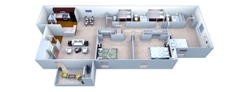 Walton Crossing Apartments C1 Floor Plan