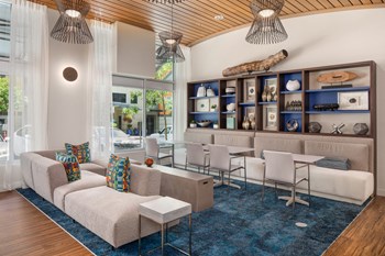 Waterscape at Juanita Village Apartments Community Common Area and Seating - Photo Gallery 6