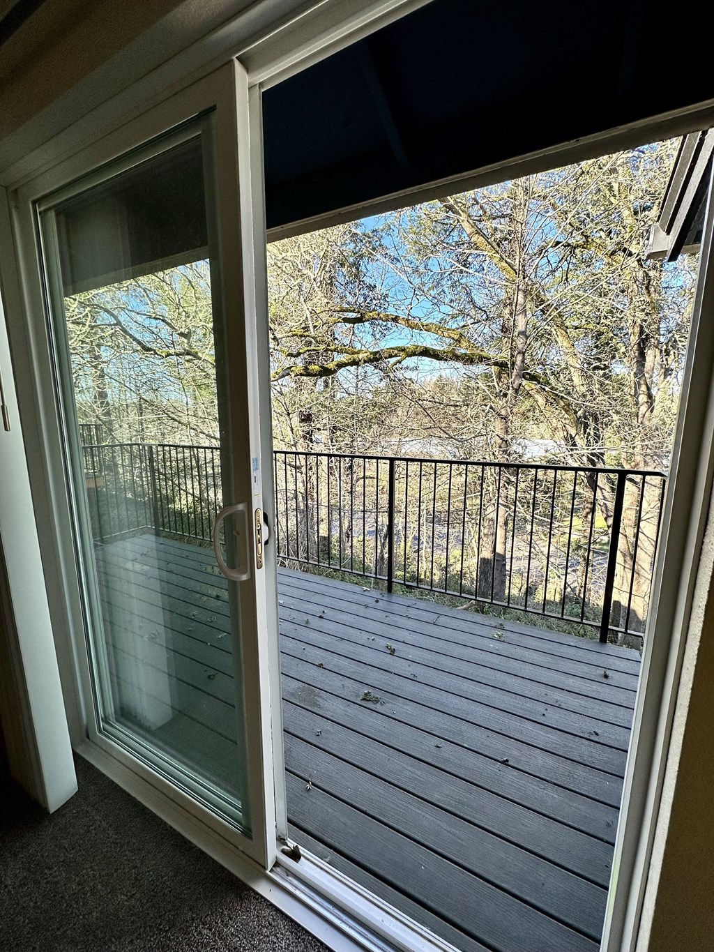 Forest Ridge Apartments Patio with sliding glass door