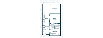 Wellstone at Bridgeport Apartments A1 Floor Plan
