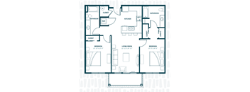 Wellstone at Bridgeport Apartments B1 Floor Plan