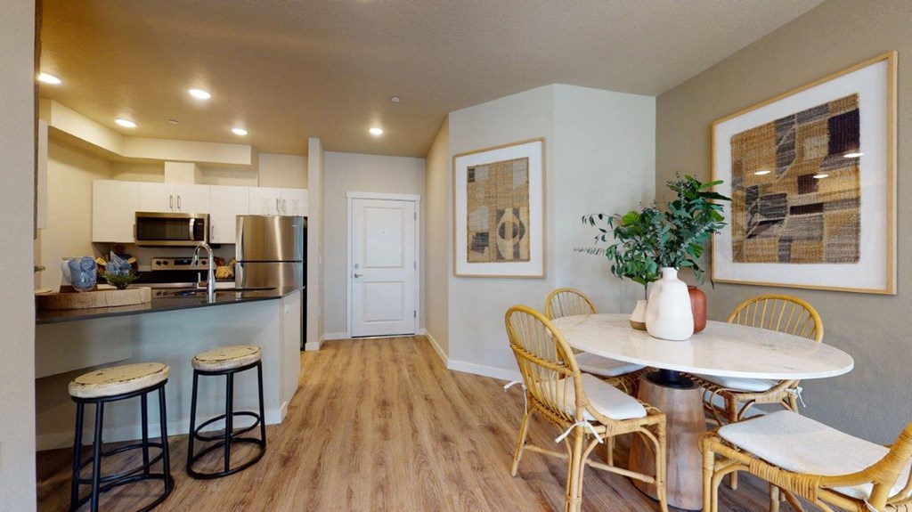 West End District Model Kitchen and Dining Area