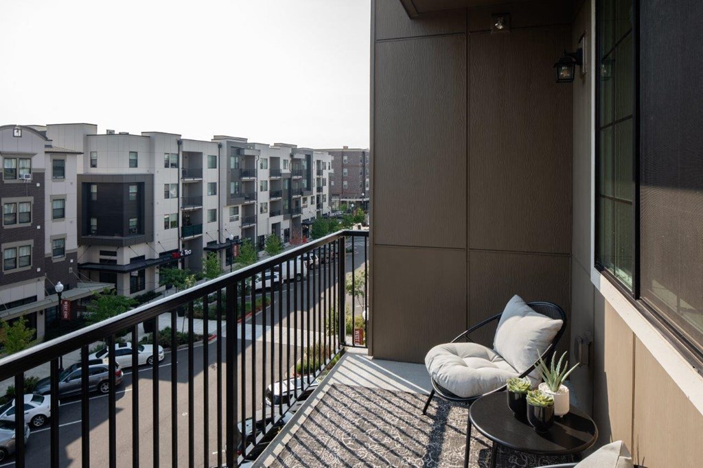 West End District Apartments in Beaverton, Oregon Private Balcony