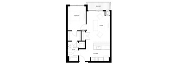 Westley on Broadway A1 Floor Plan